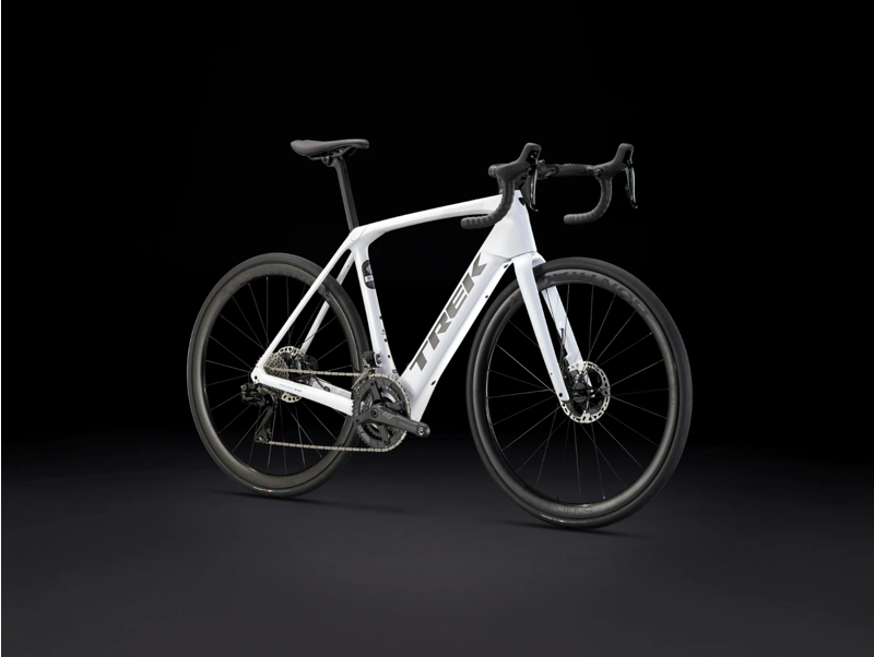 Trek Domane+ SLR 9 Dura-Ace Di2 Electric Road Bike 2024 in Crystal White-1